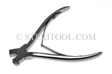 #10031 - 7"(175mm) Stainless Steel Ring Closing Pliers. ring, circlip, pliers, stainless steel